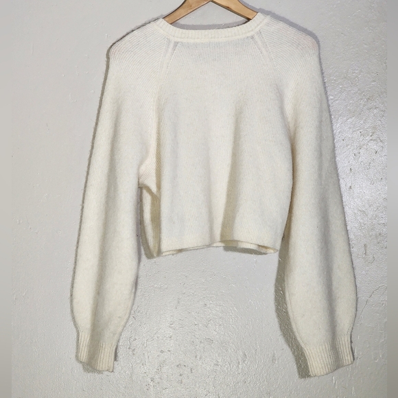 & Other Stories Cream Knit Sweater with Button Detail - Picture 6 of 6